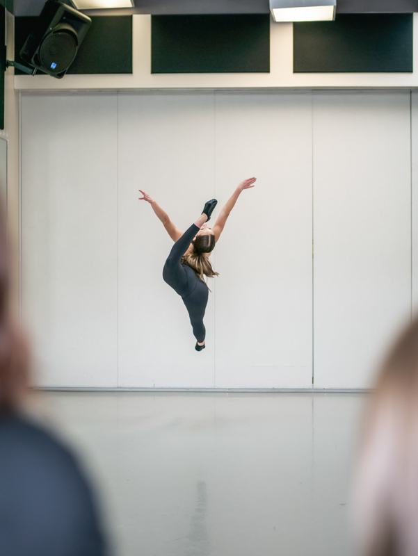 Greta Leeming Studio of Dance - Ottawa Dance Studio - Competitive Dancer Jumping in Calypso